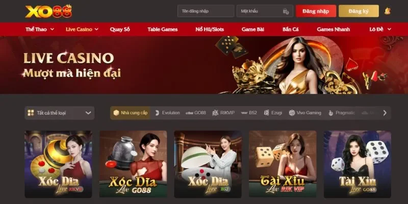 Tổng hợp những trò chơi Casino trực tuyến